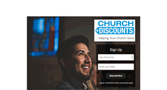 Desktop Screenshot of churchdiscounts.com